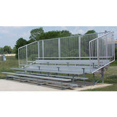 VIP Series Bleachers with Vertical Picket Railing - 1196542